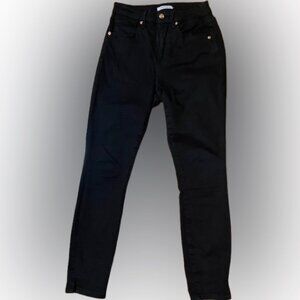 Good American Good Waist Crop Women's Black Jeans Size 27